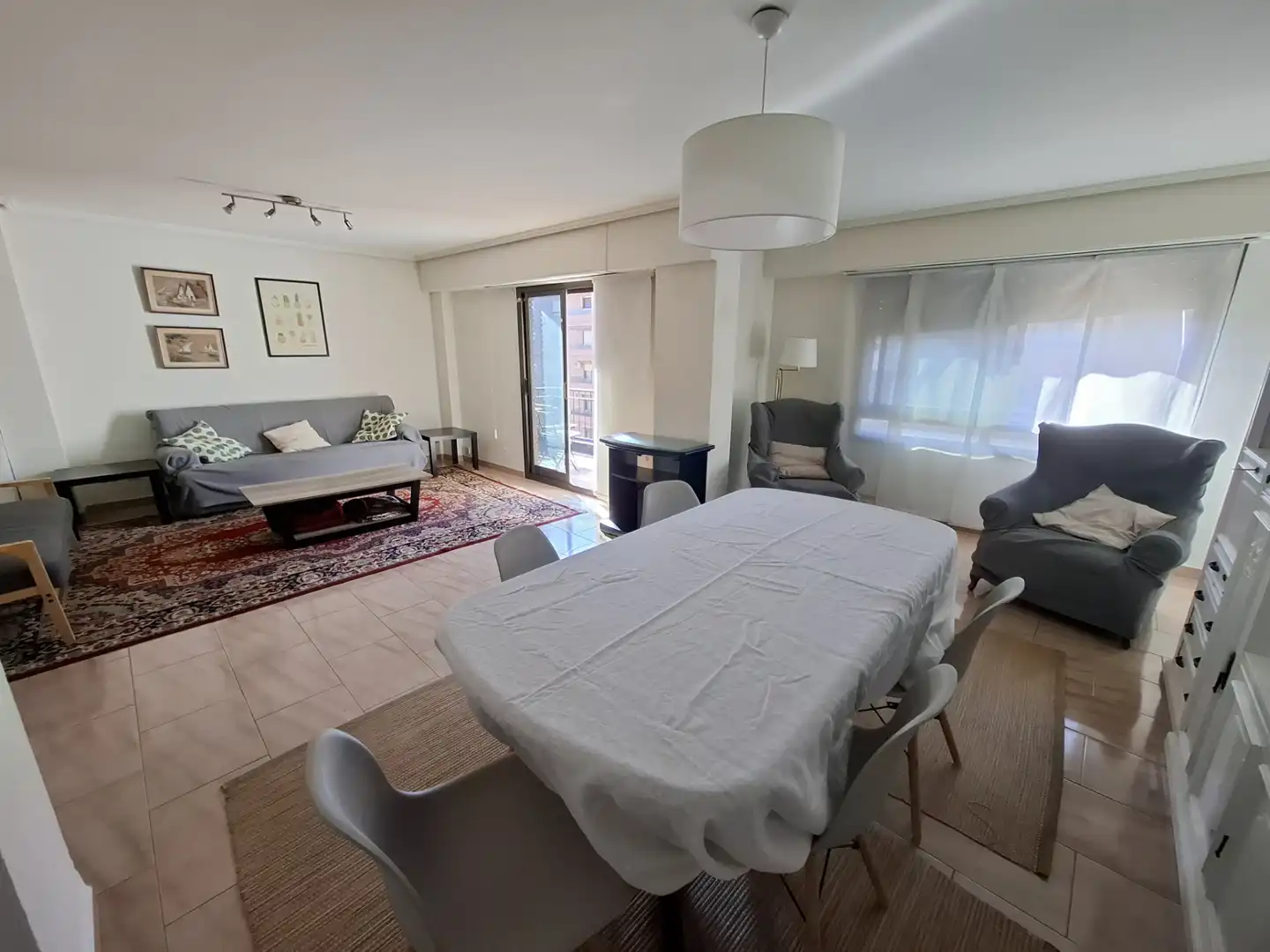Wohnzimmer von Wohnung zum Verkauf in Valencia mit Möbliert und Balkon