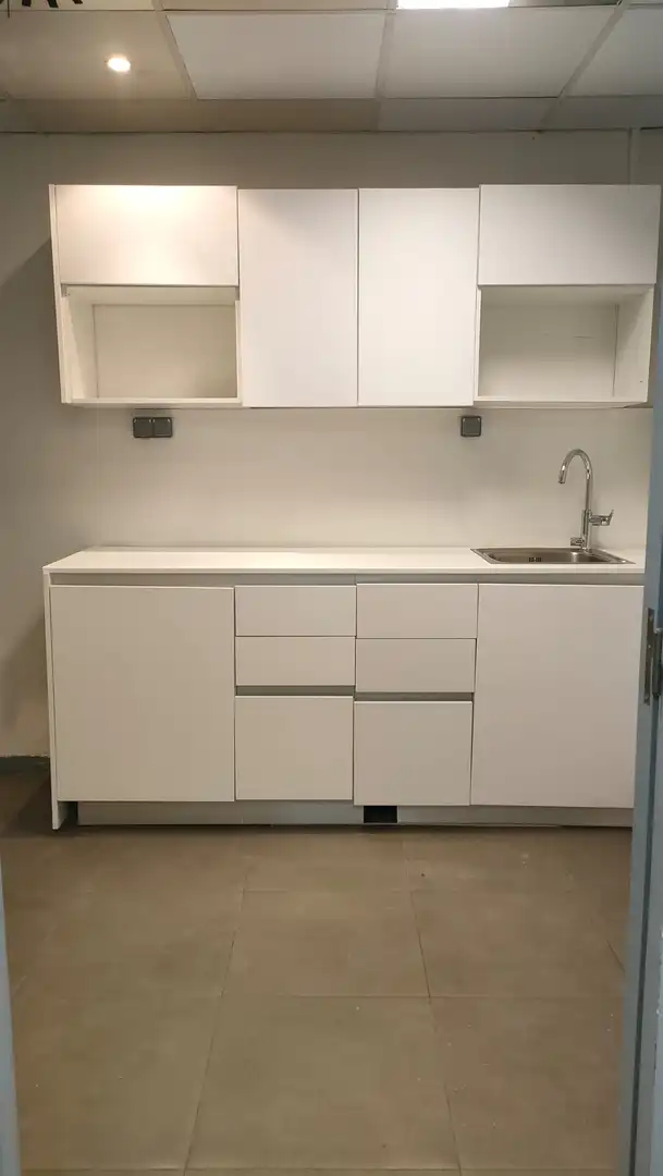 Kitchen of Office for rent in Barcelona  with Air Conditioner and Internet