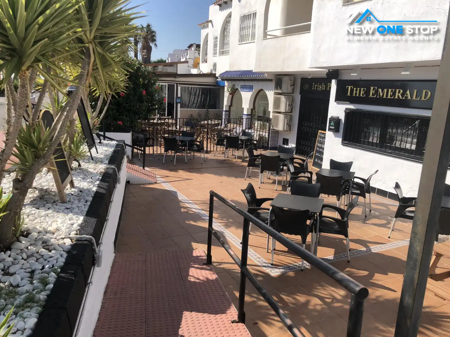 Terrasse von Geschaftsraum zum Verkauf in Mojácar mit Klimaanlage, Heizung und Terrasse