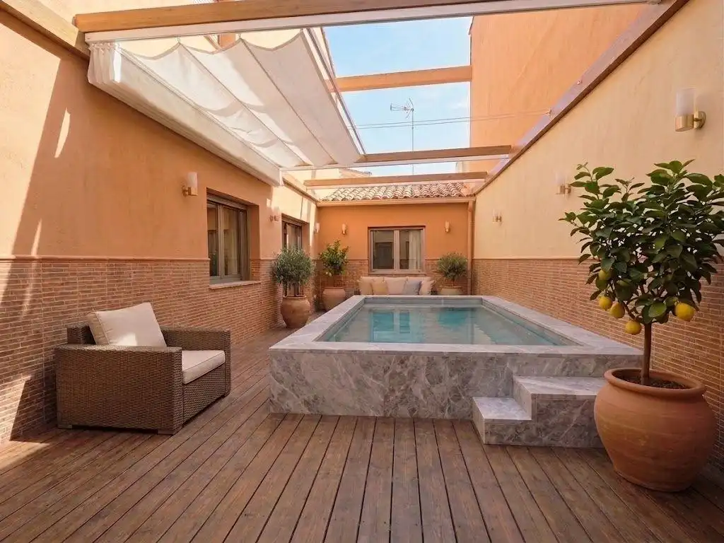 Terraza de Casa adosada en venta en Ibi con Terraza, Trastero y Balcón
