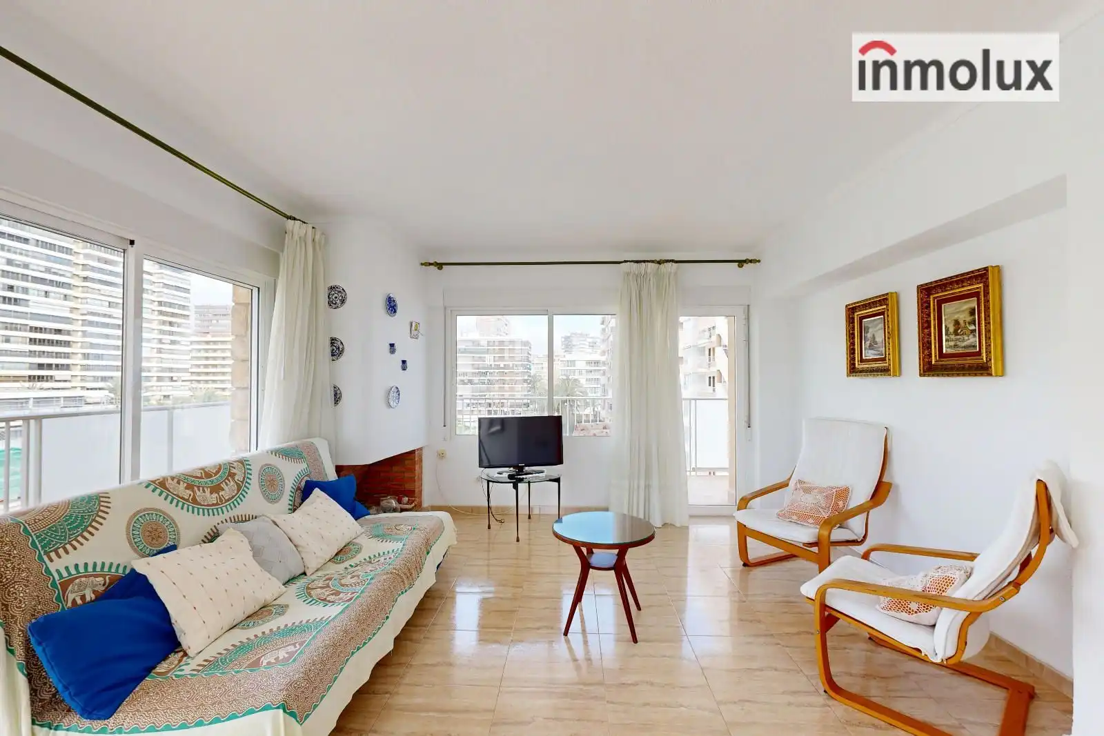 Sala de estar de Piso en venta en Alicante / Alacant con Aire acondicionado, Calefacción y Terraza