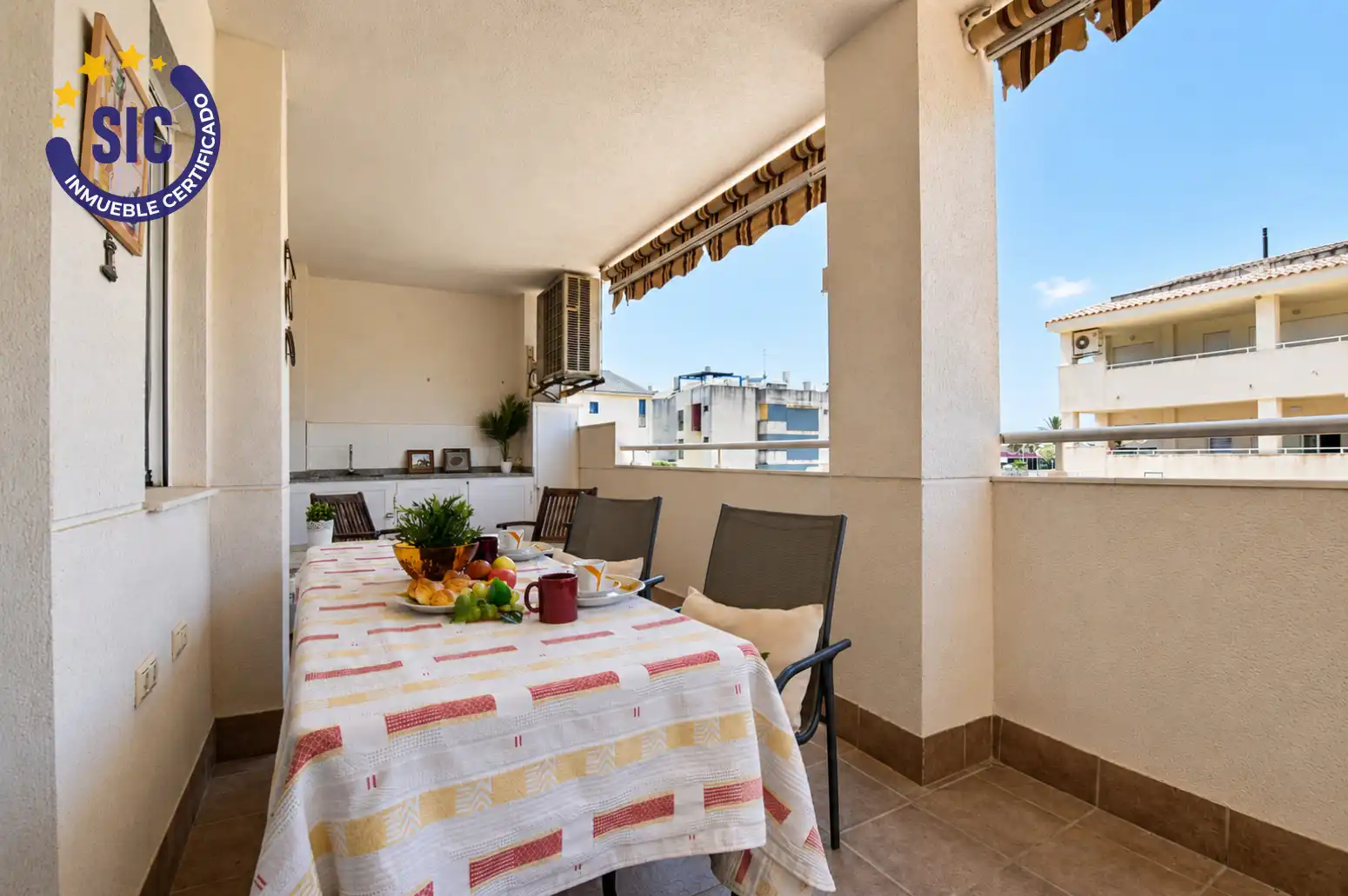 Terrasse von Wohnung zum Verkauf in Puçol mit Heizung, Terrasse und Abstellraum