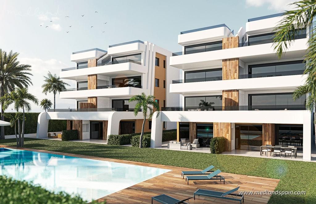 Exterior view of Apartment for sale in Alhama de Murcia  with Terrace, Storage room and Community pool