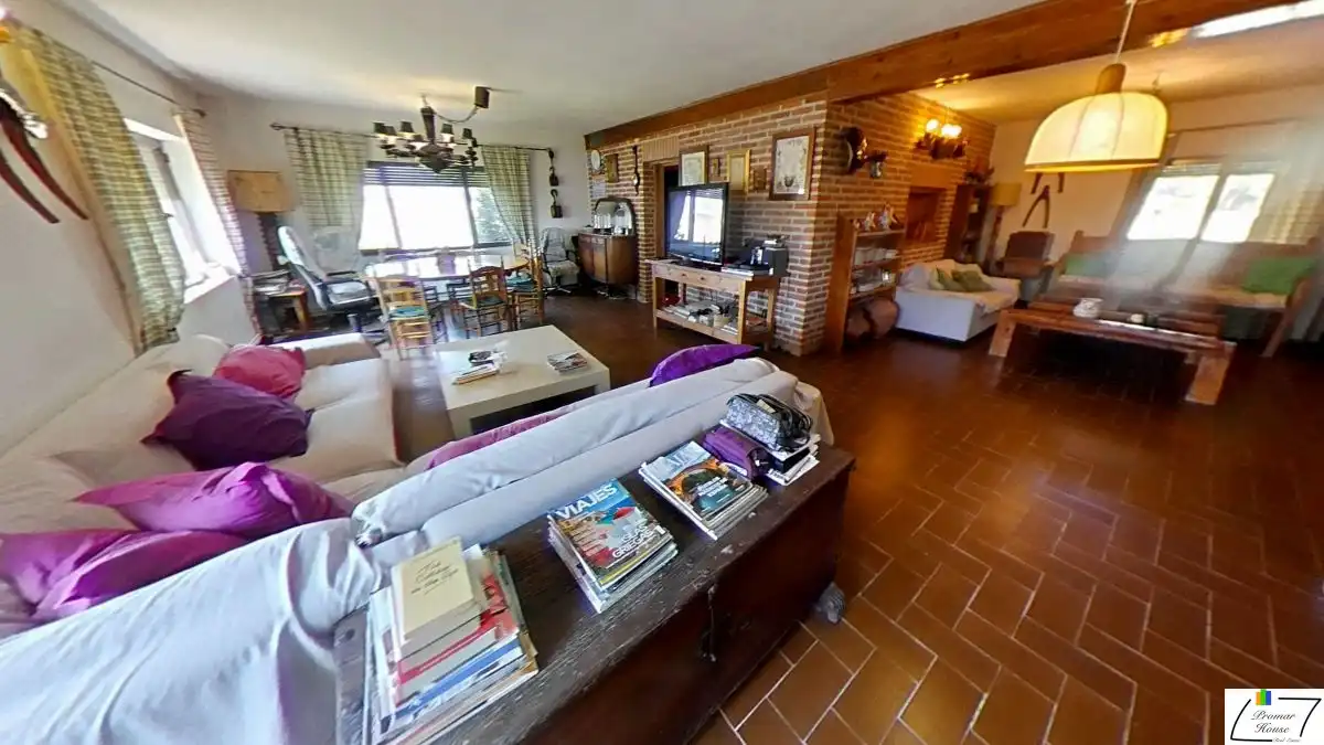 Sala de estar de Casa o chalet en venta en Muñogrande con Calefacción, Jardín privado y Trastero