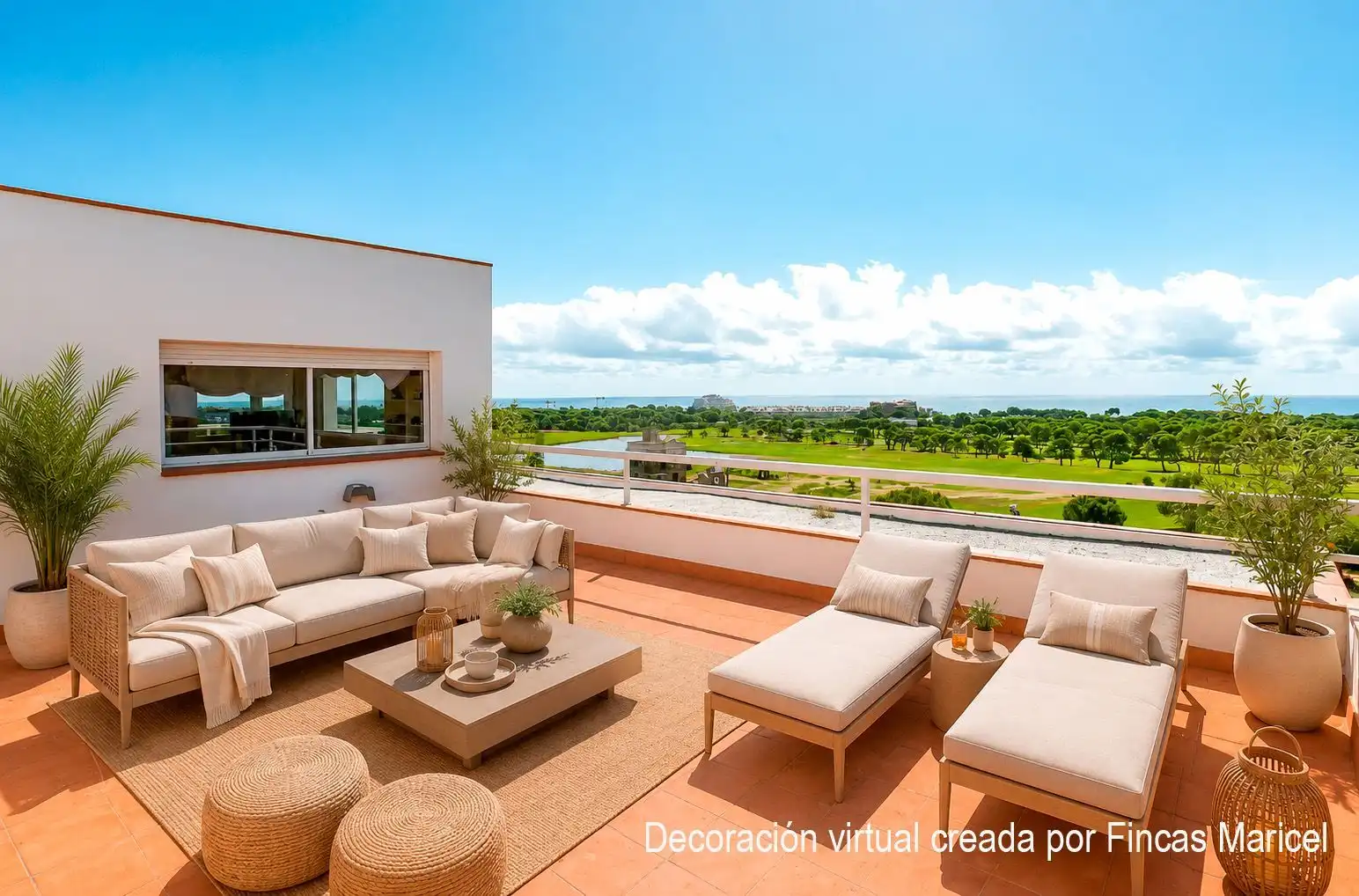 Terraza de Casa o chalet en venta en Sitges con Aire acondicionado, Calefacción y Jardín privado