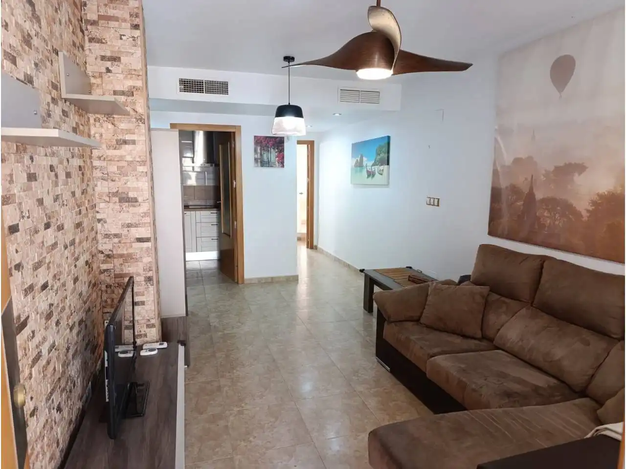Sala de estar de Piso en venta en Archena con Aire acondicionado, Trastero y Amueblado