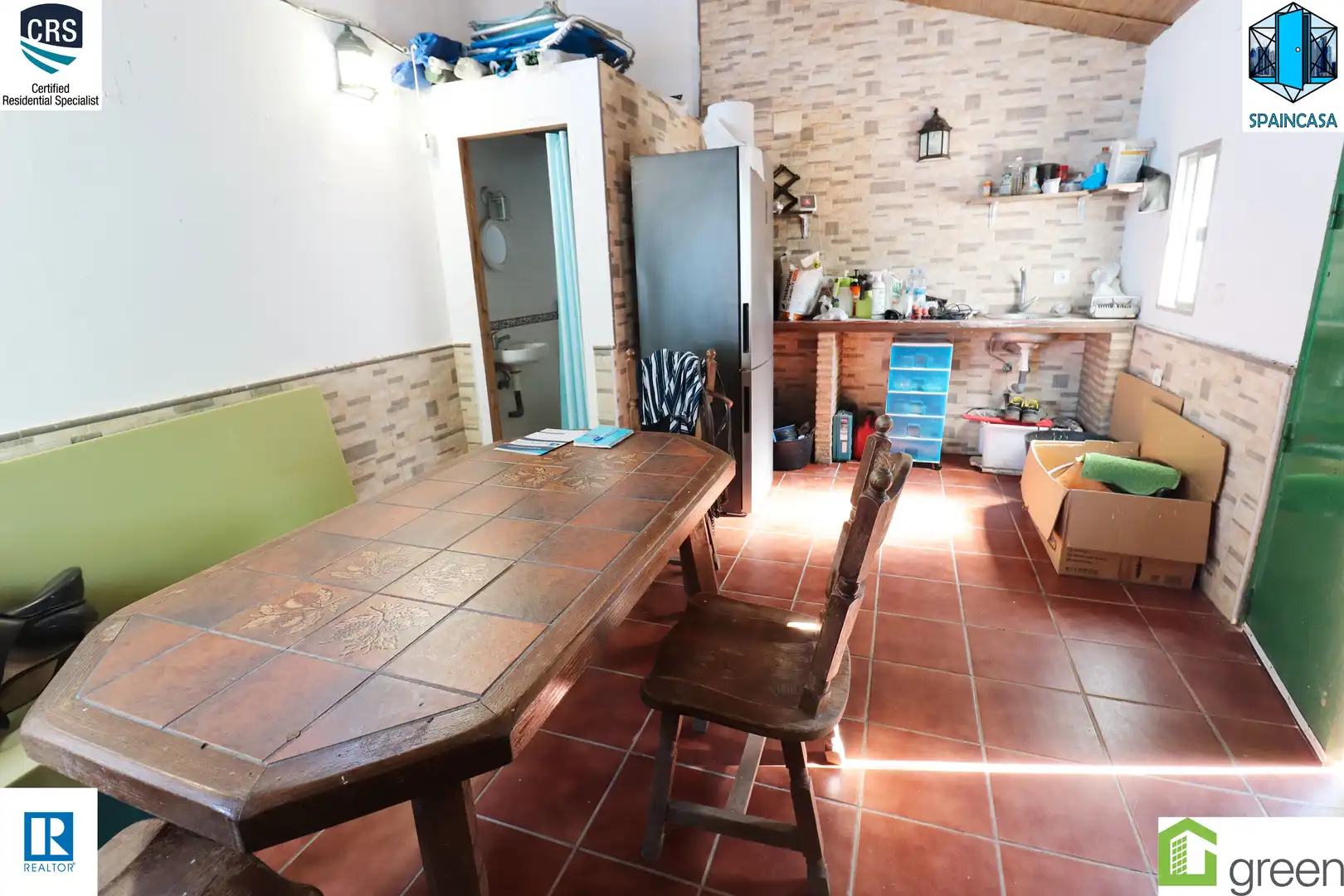 Cocina de Finca rústica en venta en San Juan del Puerto con Jardín privado, Terraza y Trastero