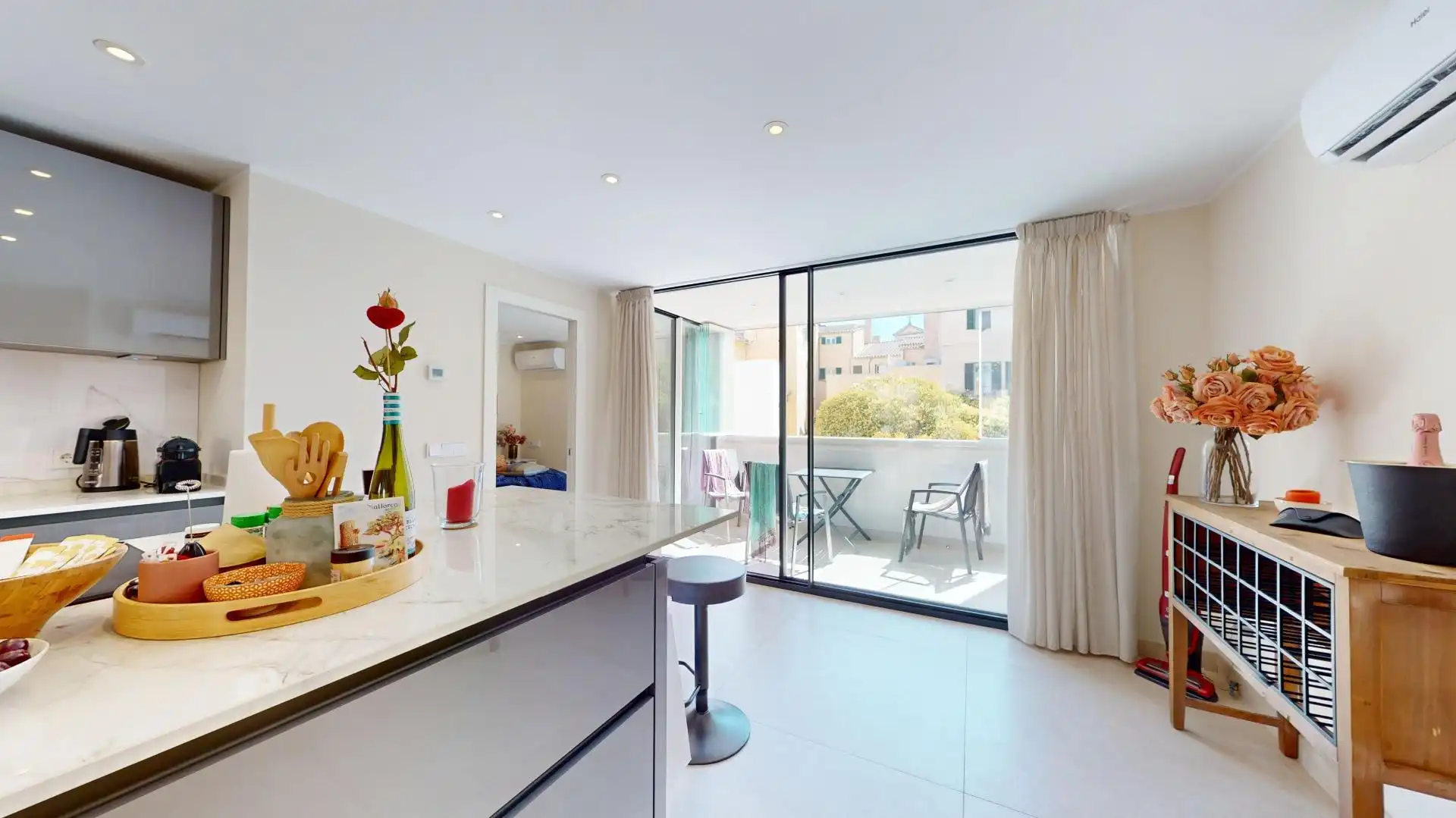 Kitchen of Flat for sale in  Palma de Mallorca  with Air Conditioner, Heating and Terrace