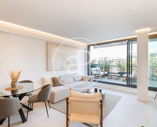 Living room of Flat to rent in  Barcelona Capital  with Air Conditioner, Heating and Terrace