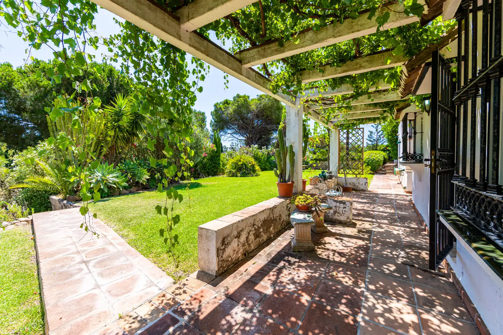 Jardí de Casa o xalet en venda en Mijas amb Aire condicionat, Jardí privat i Terrassa