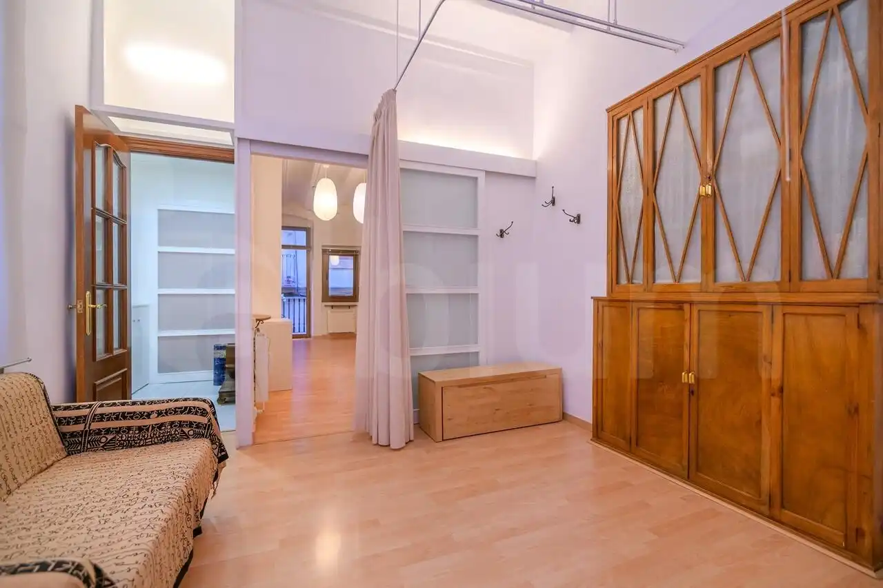 Schlafzimmer von Wohnung zum Verkauf in Barcelona mit Heizung, Parkett und Terrasse
