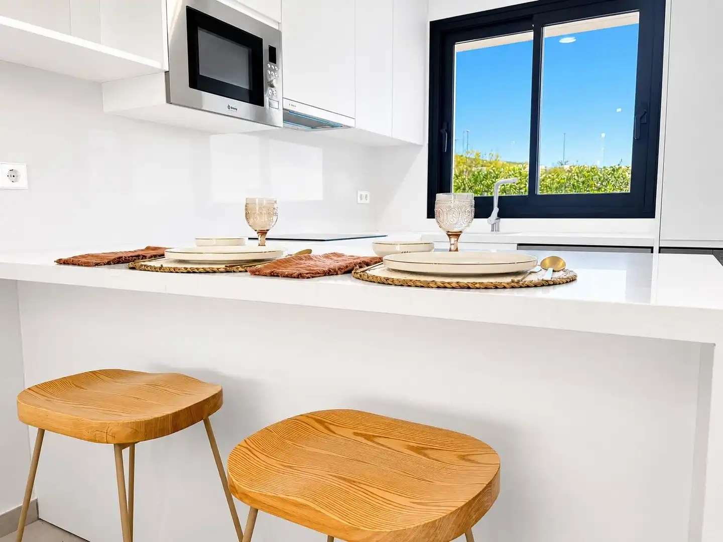 Cocina de Casa adosada en venta en Murcia con Aire acondicionado, Calefacción y Jardín privado