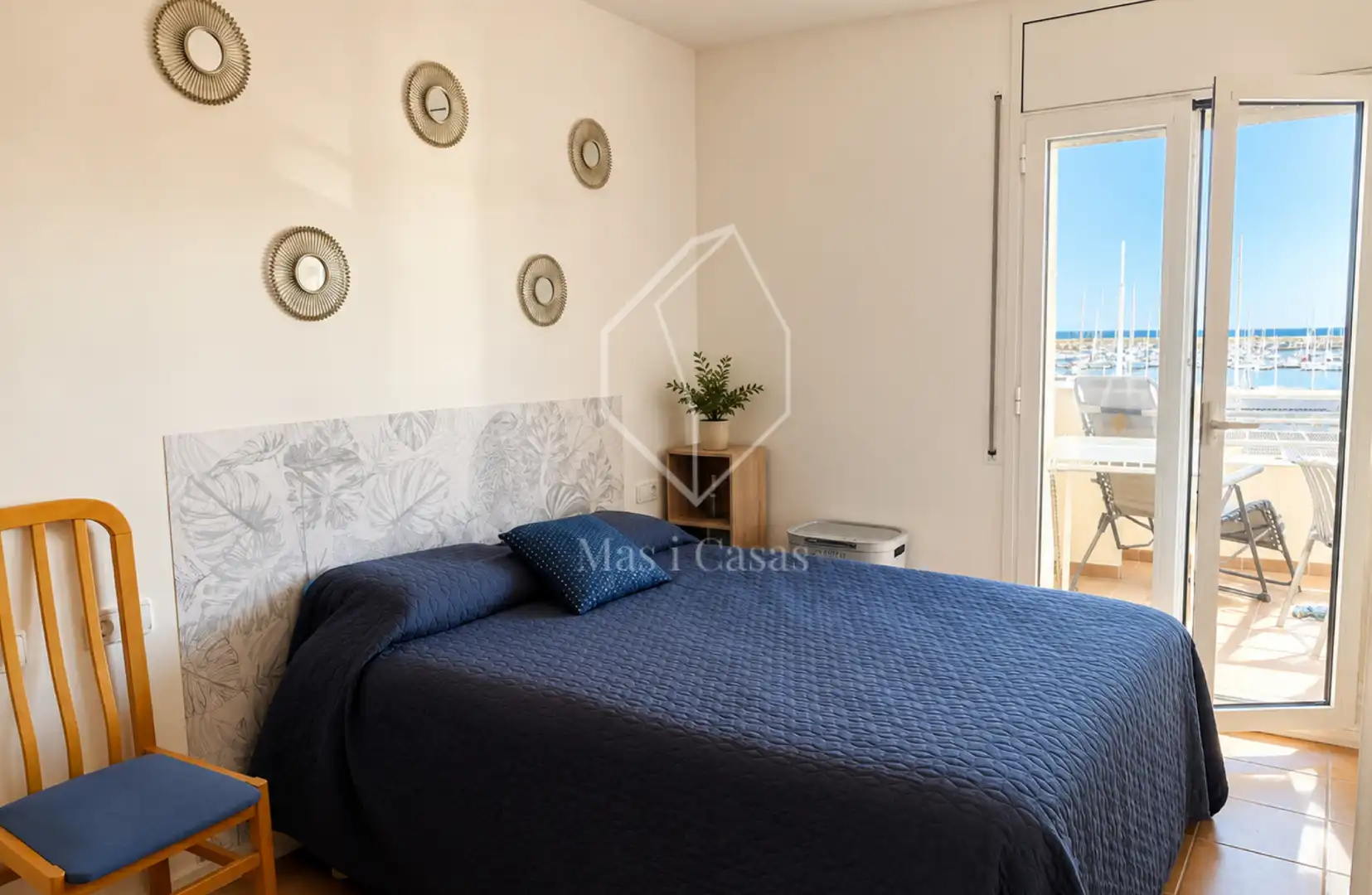Schlafzimmer von Wohnungen zum Verkauf in L'Escala mit Klimaanlage, Heizung und Terrasse