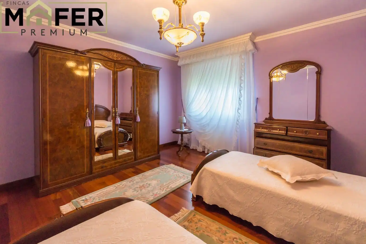 Schlafzimmer von Haus oder Chalet zum Verkauf in Ampuero mit Heizung, Privatgarten und Parkett