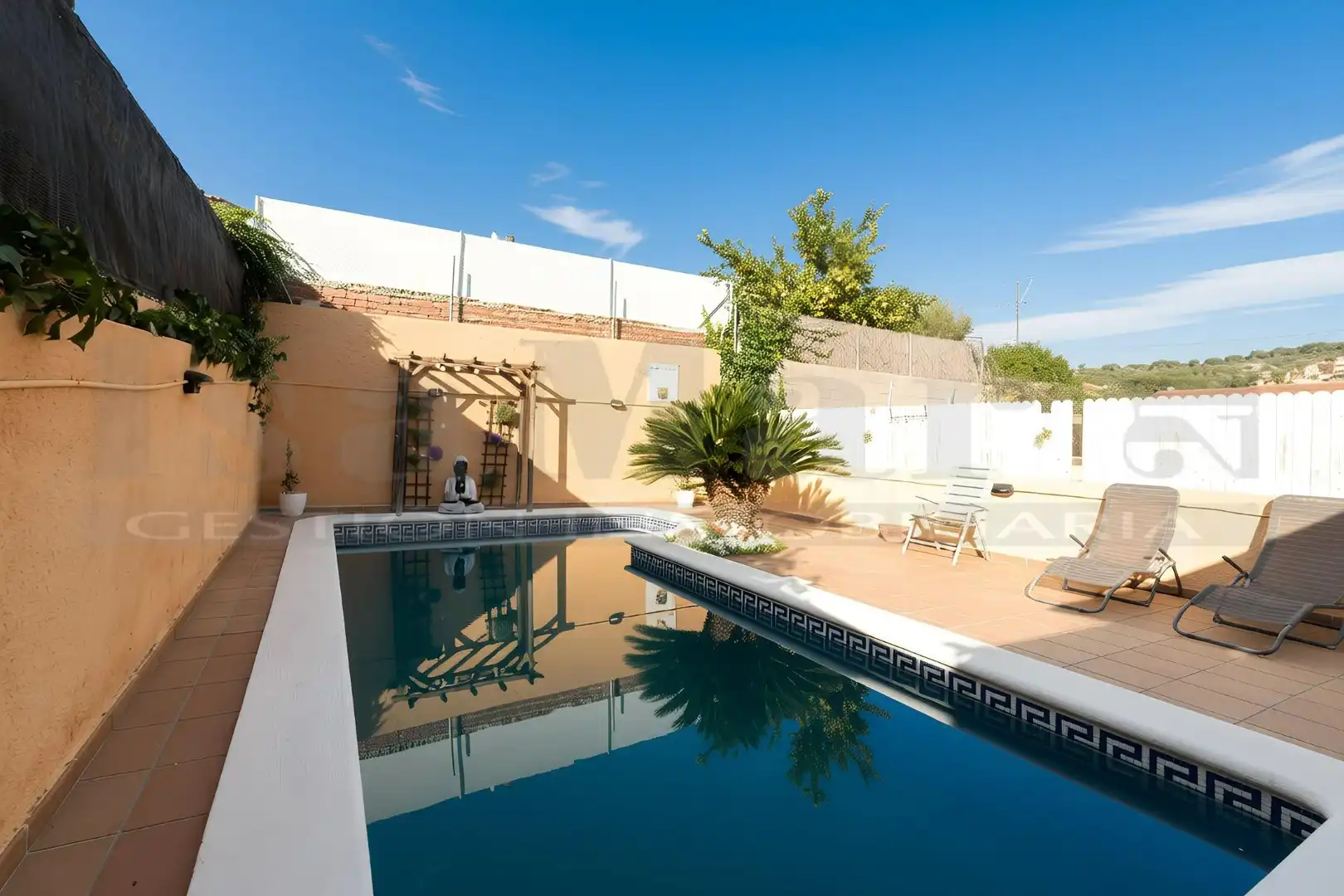 Swimming pool of Detached homes for sale in Calafell  with Private garden and Swimming Pool