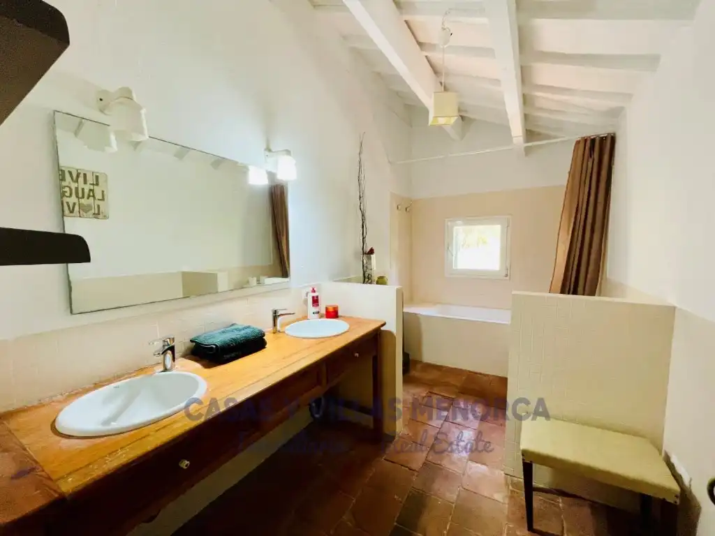 Badezimmer von Country house zur Miete in Maó - Mahón