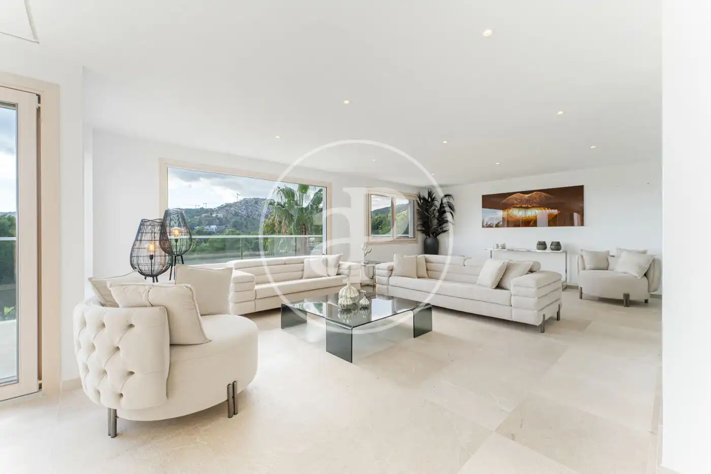 Sala d'estar de Casa o xalet en venda en  Palma de Mallorca amb Aire condicionat, Calefacció i Terrassa