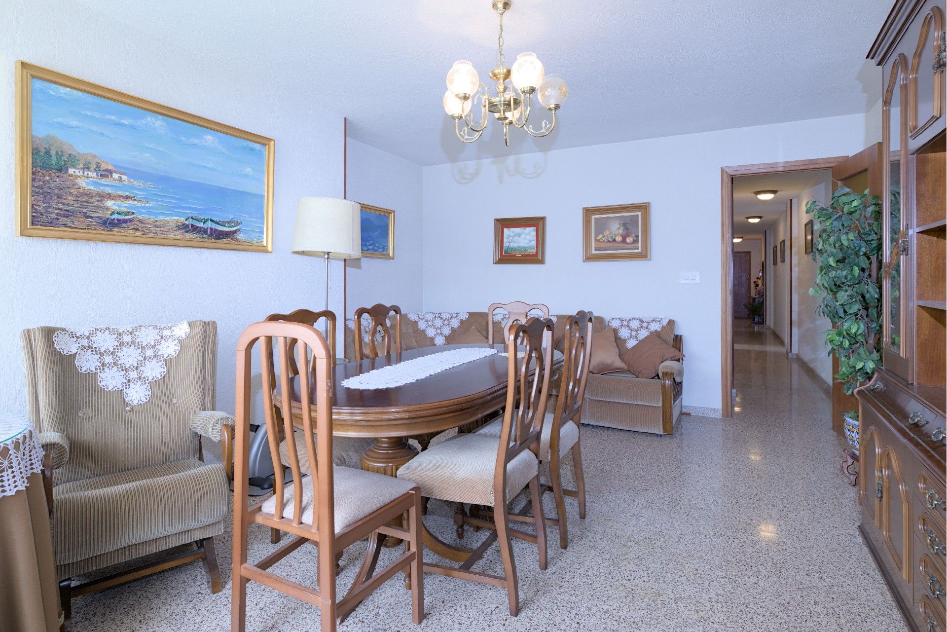 Dining room of Flat for sale in Jijona / Xixona  with Furnished