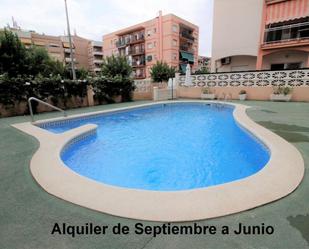 Swimming pool of Flat to rent in Torredembarra  with Air Conditioner and Terrace