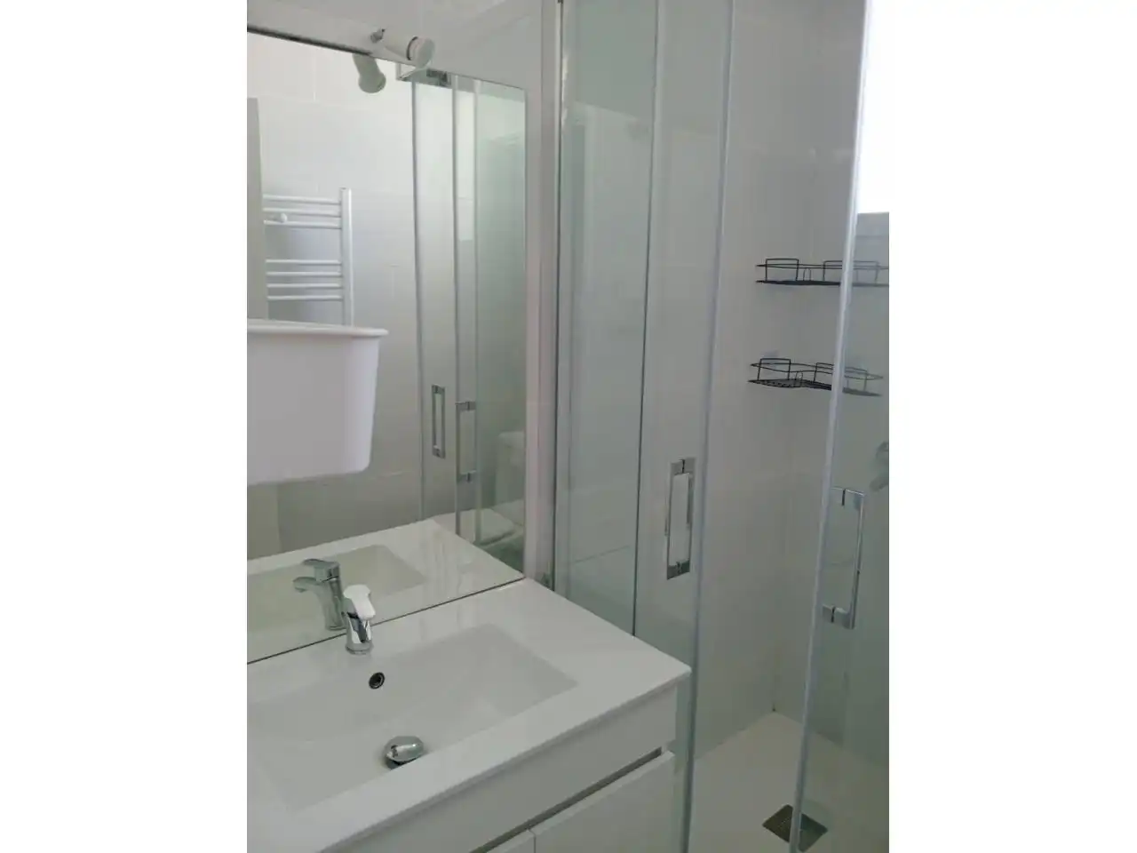 Badezimmer von Wohnung zur Miete in Madrid mit Heizung, Möbliert und Alarm