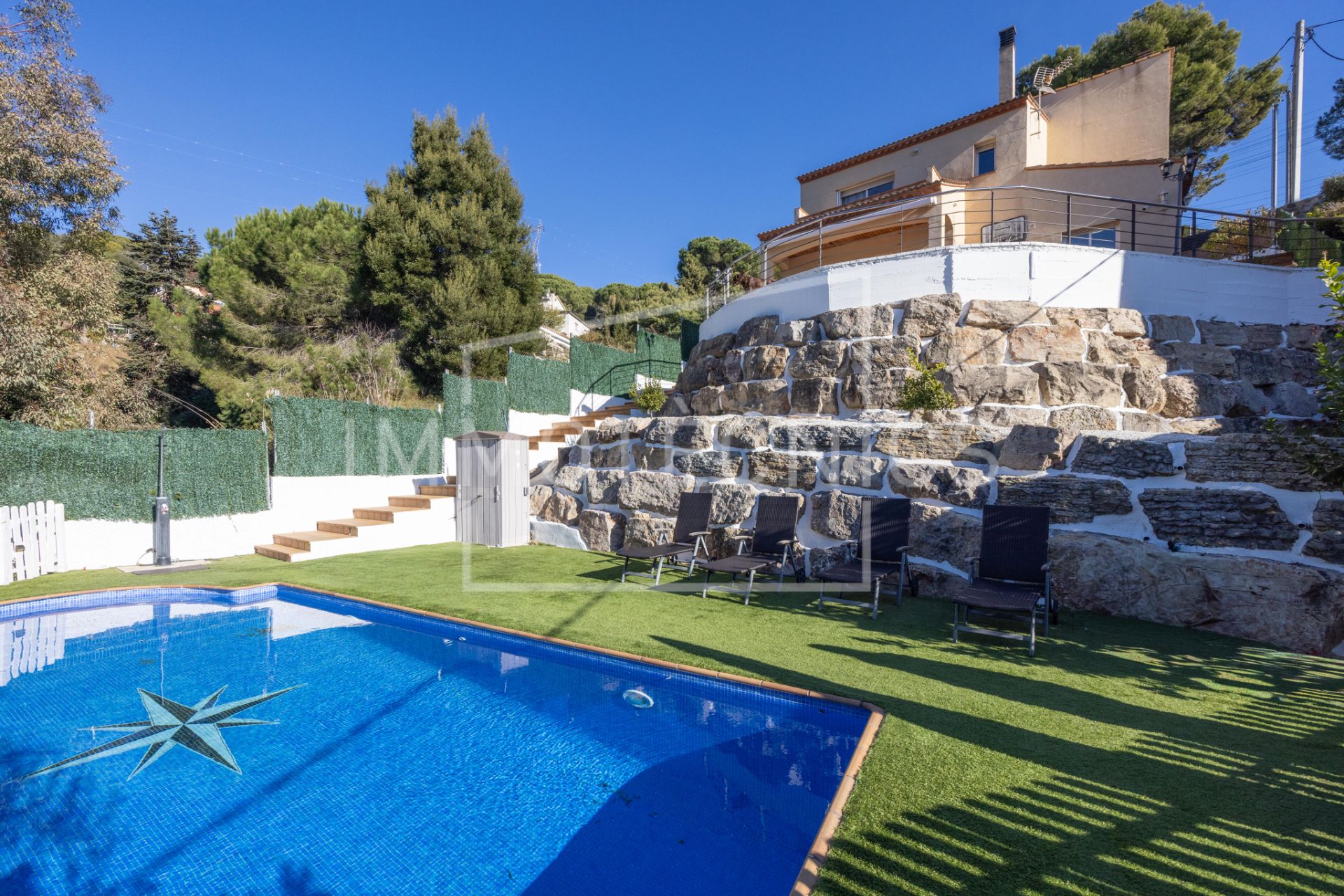 Exterior view of House or chalet for sale in L'Ametlla del Vallès  with Heating, Terrace and Swimming Pool