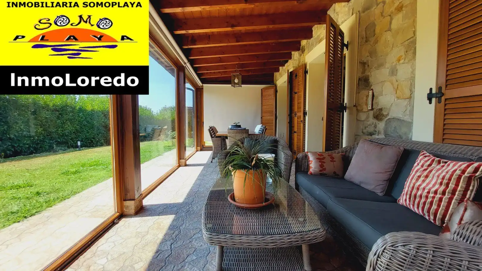 Terrassa de Casa o xalet en venda en Ribamontán al Mar amb Calefacció, Jardí privat i Terrassa