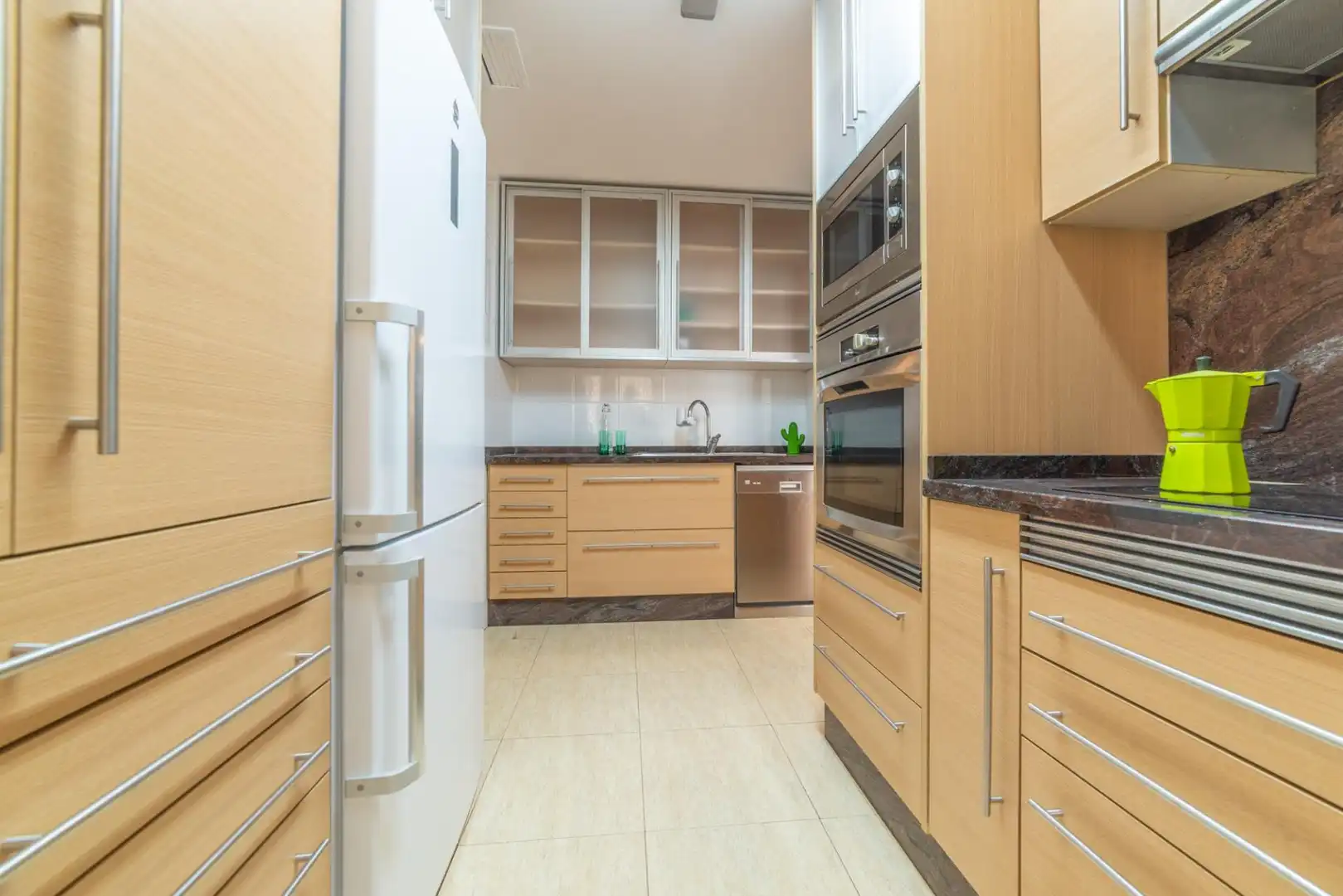 Cuina de Apartament en venda en San Javier amb Aire condicionat, Moblat i Balcó