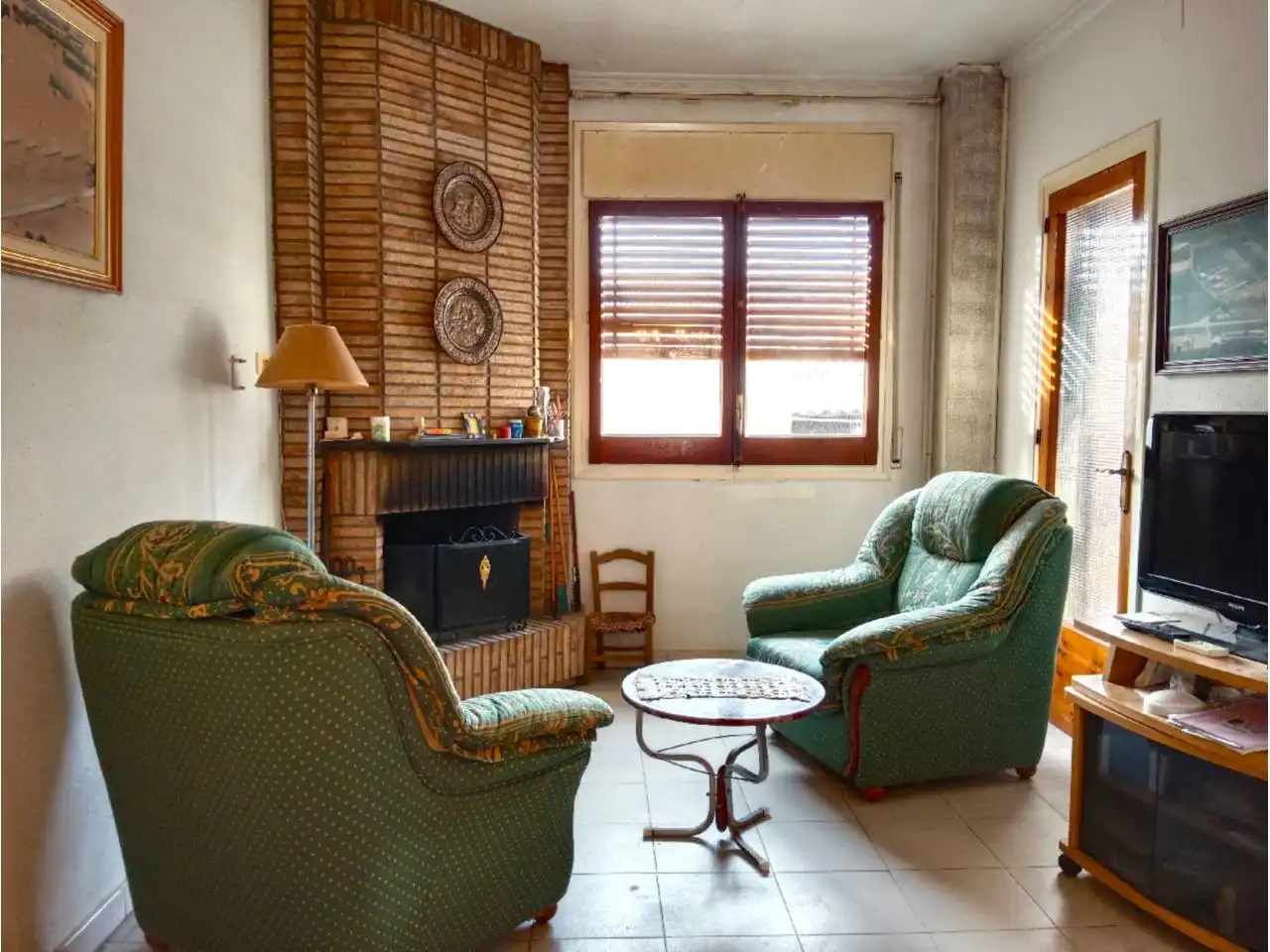 Sala d'estar de Casa o xalet en venda en Tamarite de Litera amb Terrassa i Moblat