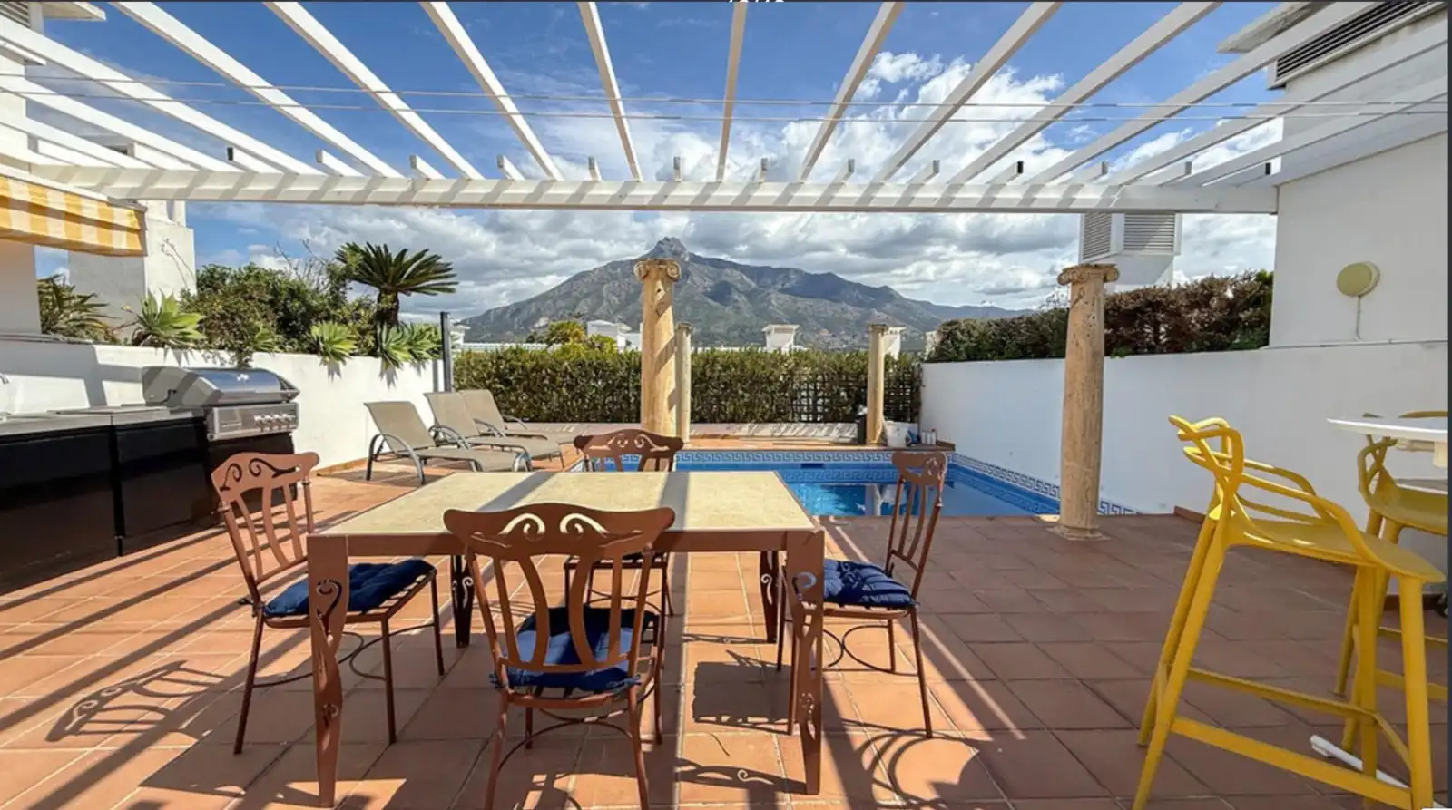 Terrassa de Àtic de lloguer en Marbella amb Aire condicionat, Terrassa i Piscina