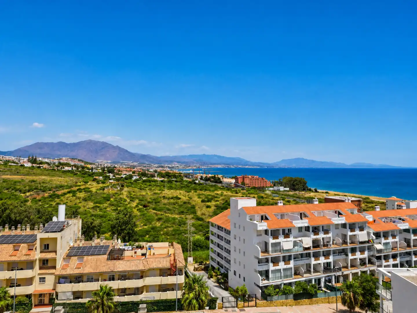 Exterior view of Attic for sale in Manilva  with Air Conditioner, Terrace and Swimming Pool