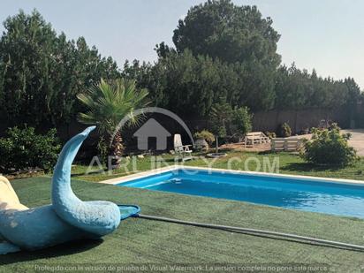 Swimming pool of Country house for sale in Alcalá de Guadaira  with Air Conditioner, Heating and Private garden