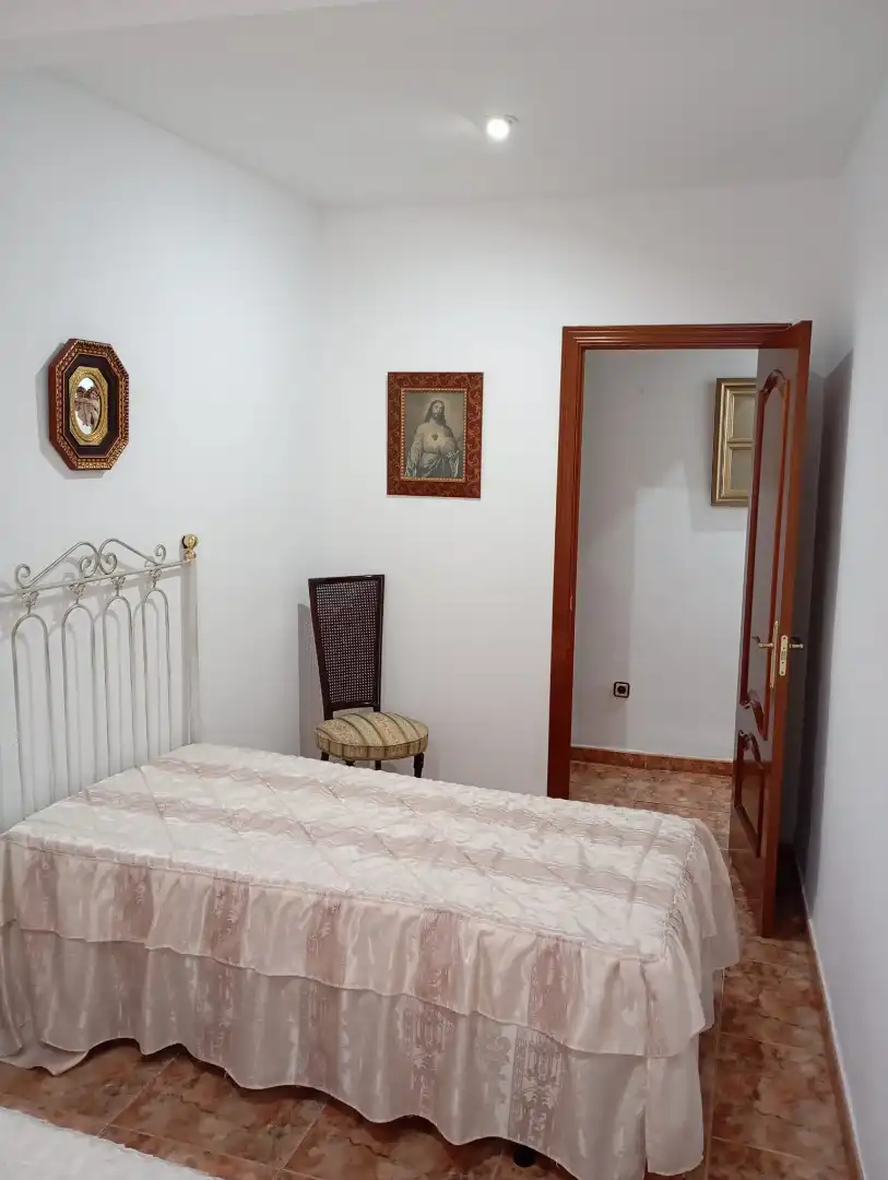 Bedroom of Flat for rent in Madrid  with Air Conditioner, Heating and Terrace