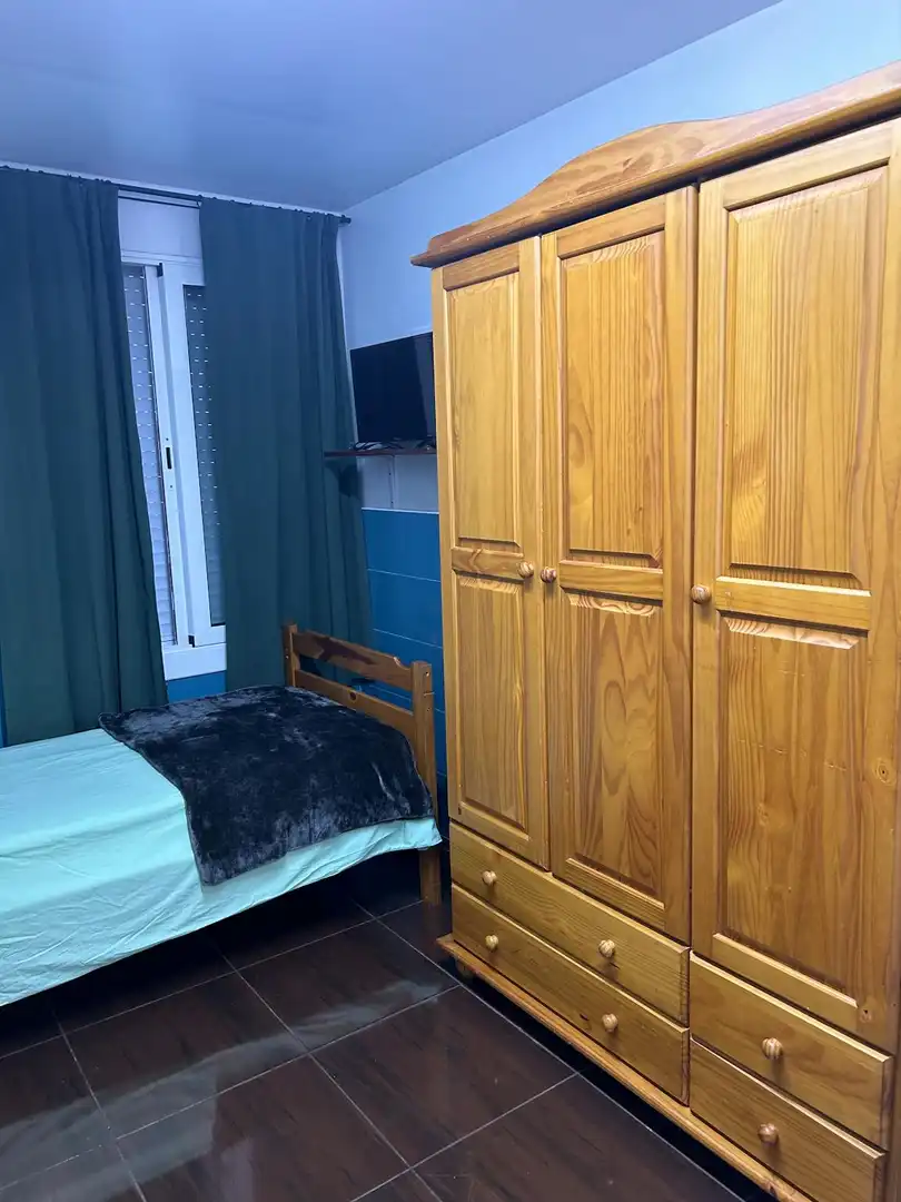 Schlafzimmer von Wohnung zur Miete in Barcelona mit Klimaanlage, Heizung und Möbliert