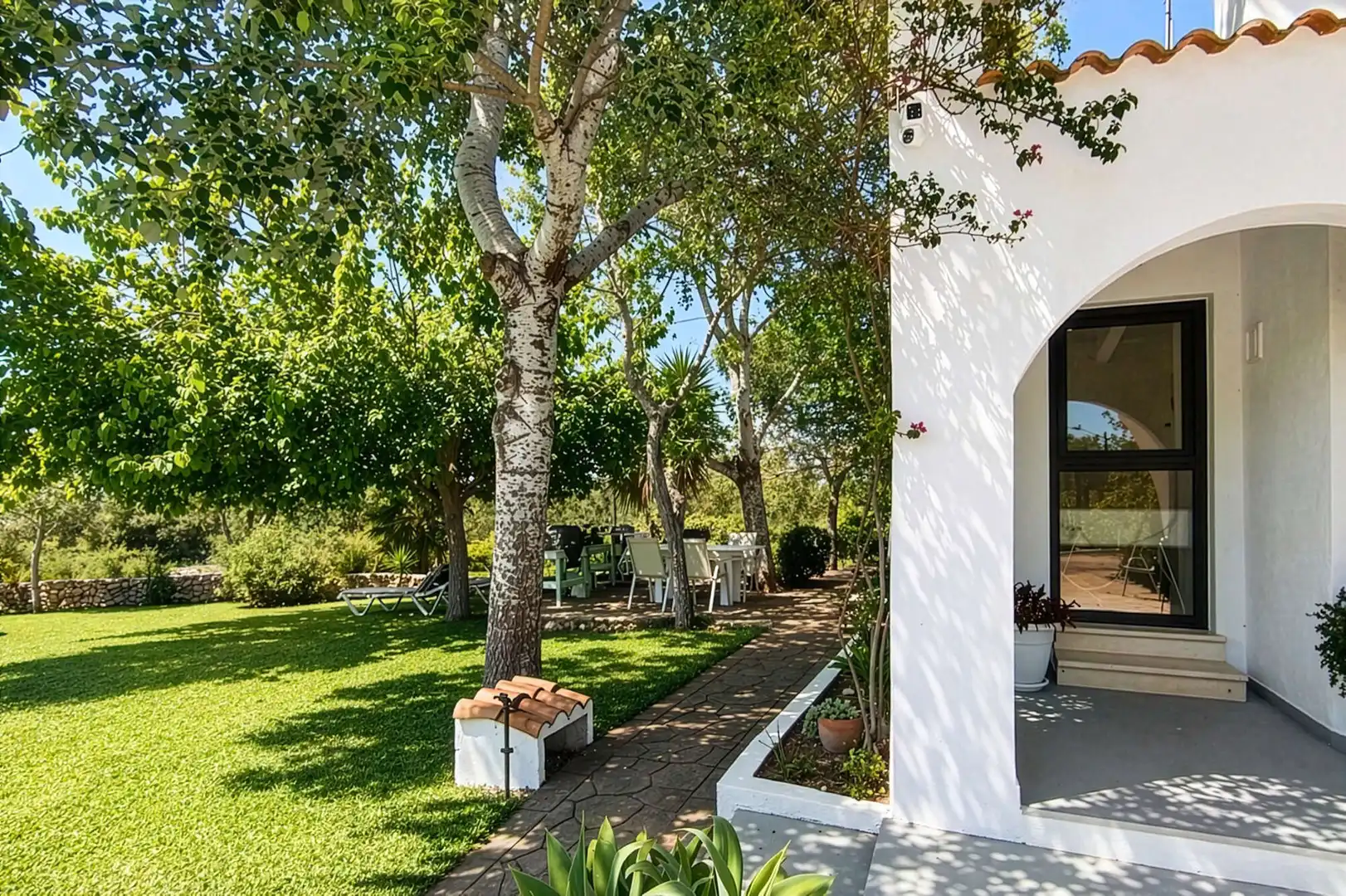 Jardín de Finca rústica en venta en Sineu con Aire acondicionado, Terraza y Amueblado