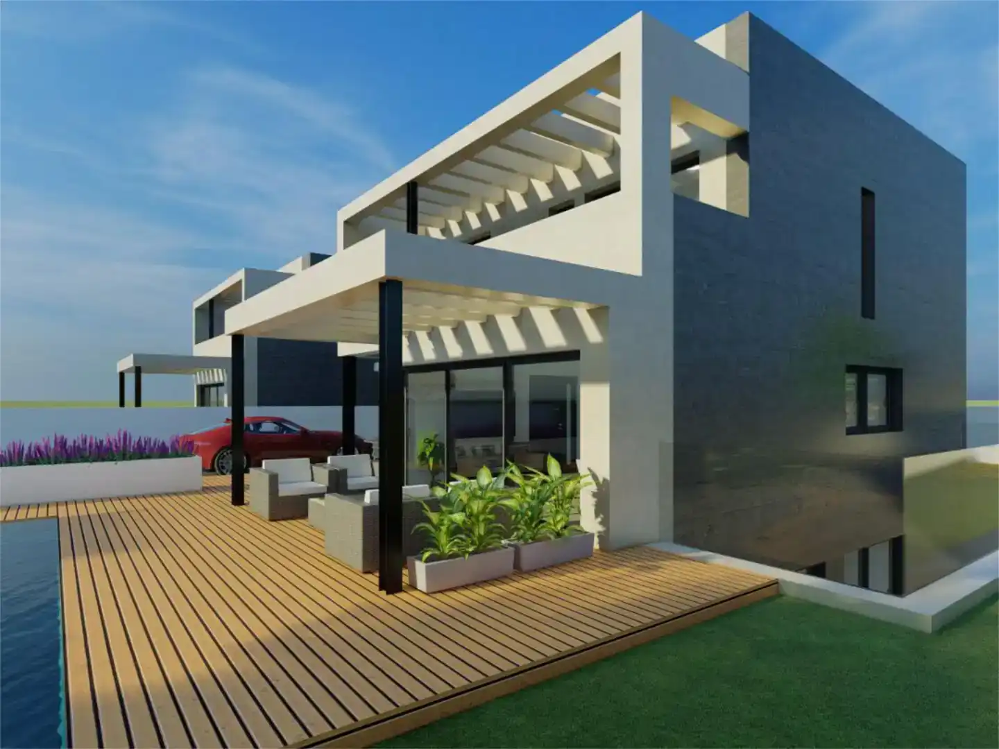 Terraza de Casa o chalet en venta en El Campello con Aire acondicionado, Piscina y Balcón