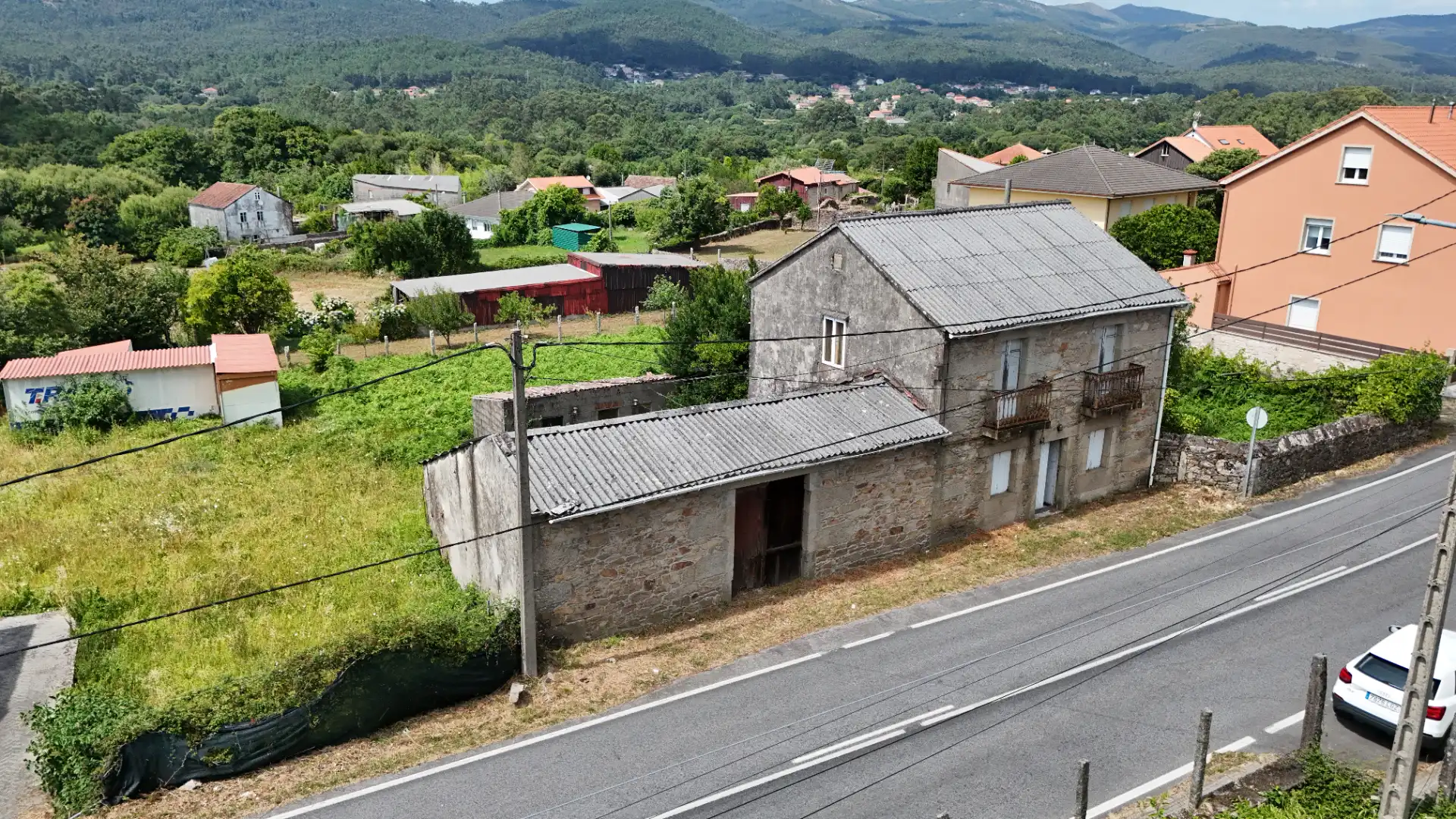 Vista exterior de Casa o chalet en venta en Rianxo