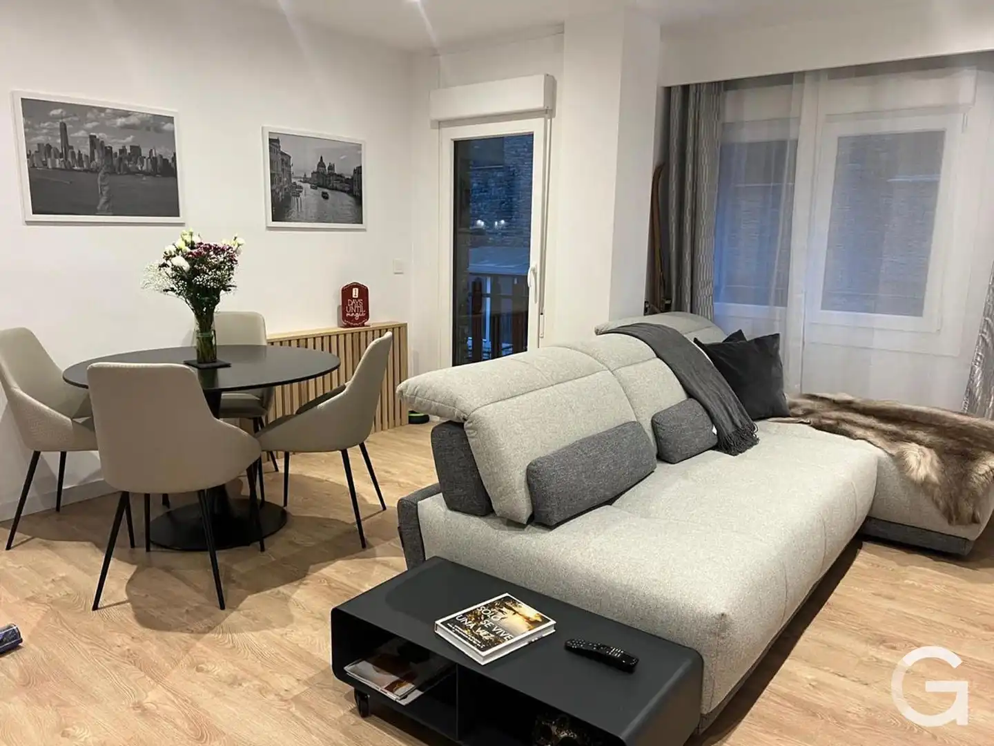Sala de estar de Piso en venta en La Massana con Calefacción, Terraza y Amueblado