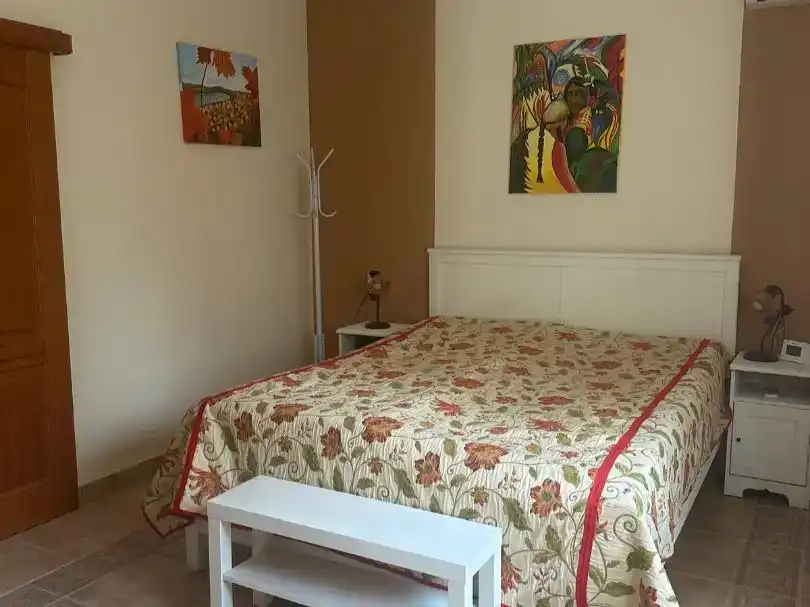 Schlafzimmer von Country house zum Verkauf in San Jorge / Sant Jordi mit Klimaanlage und Schwimmbad