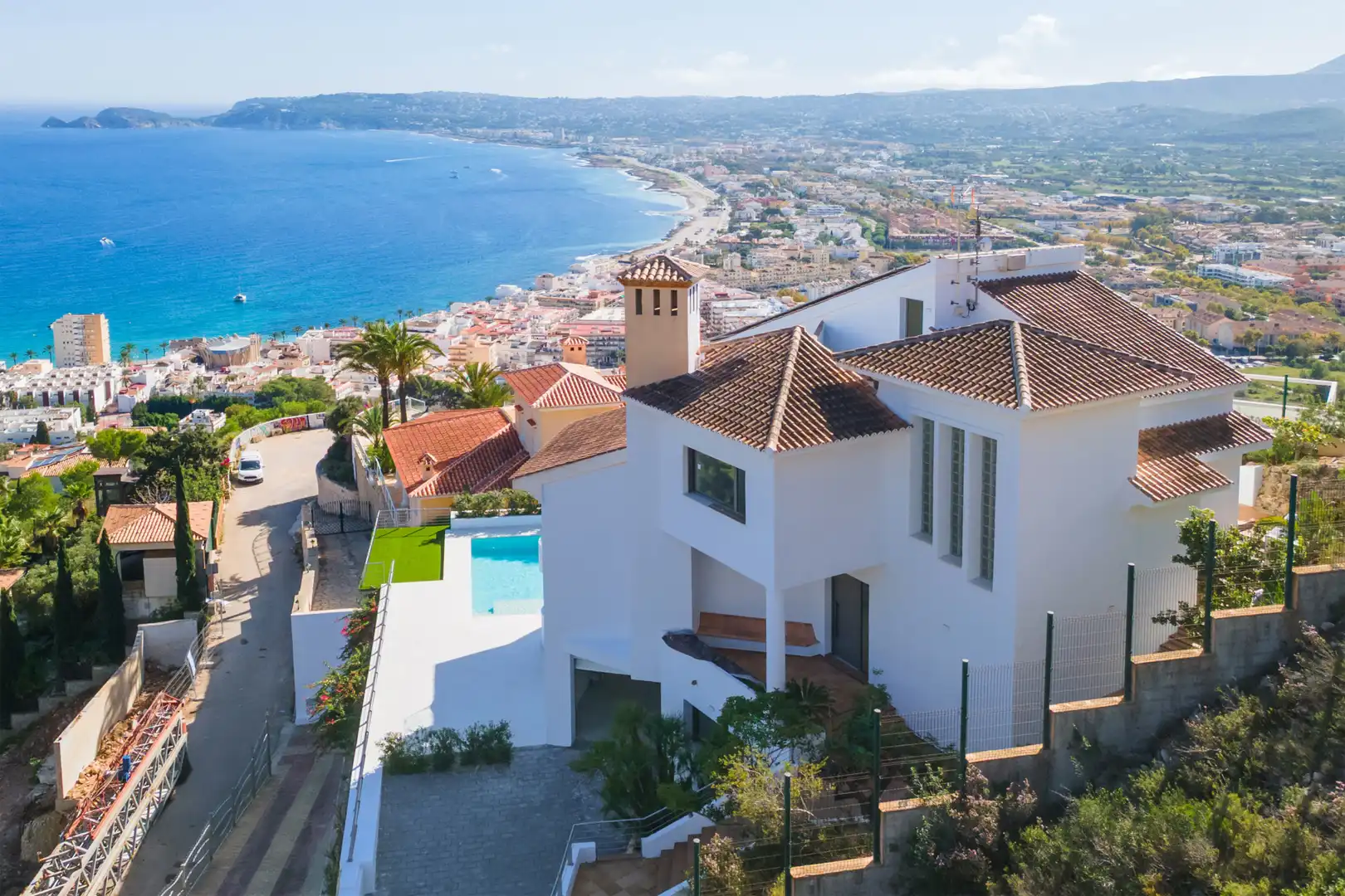 Exterior view of Houses for sale in Jávea / Xàbia  with Air Conditioner, Private garden and Terrace