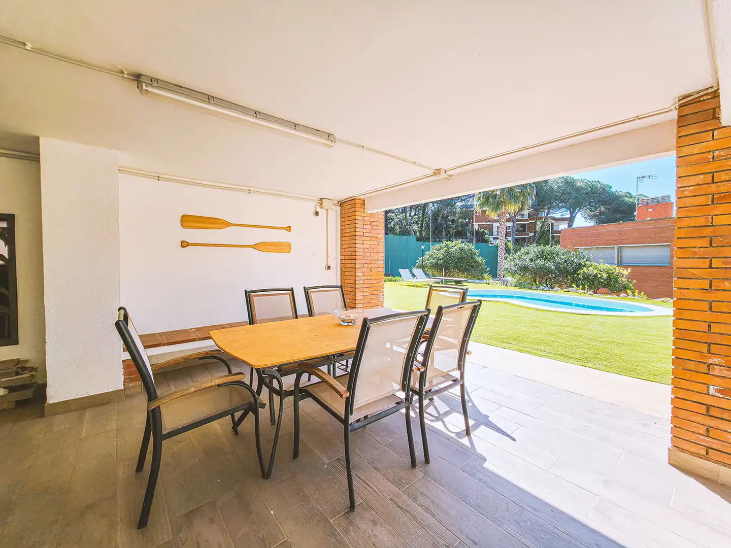 Terrace of Houses for sale in Sant Pol de Mar  with Air Conditioner, Heating and Private garden