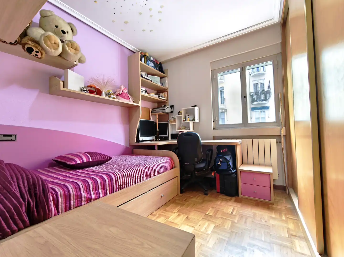 Bedroom of Flat for sale in  Logroño  with Heating and Terrace