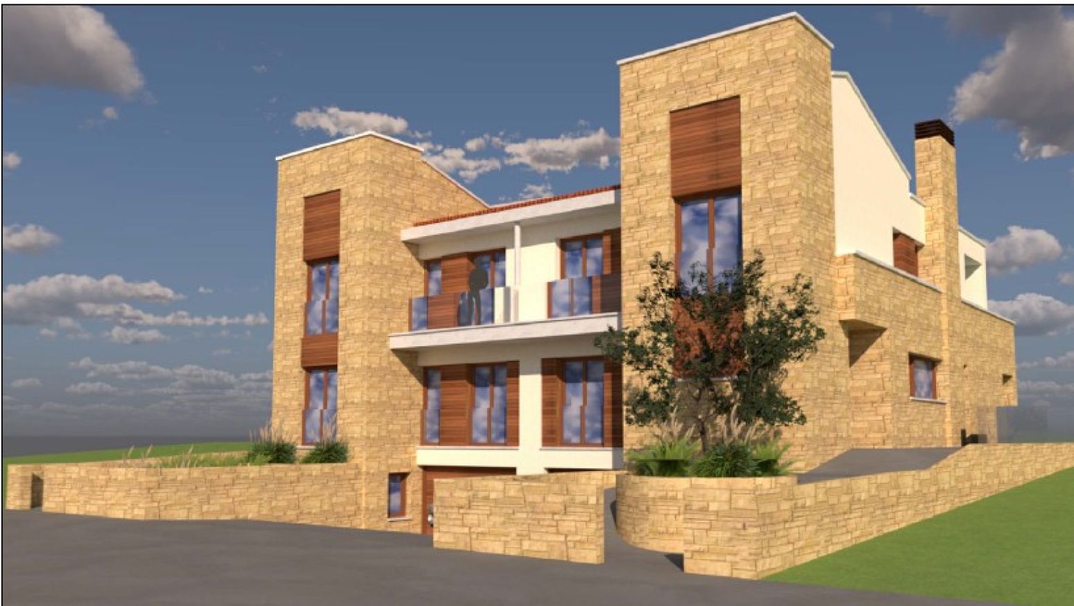 Exterior view of Single-family semi-detached for sale in Galar  with Heating, Private garden and Terrace