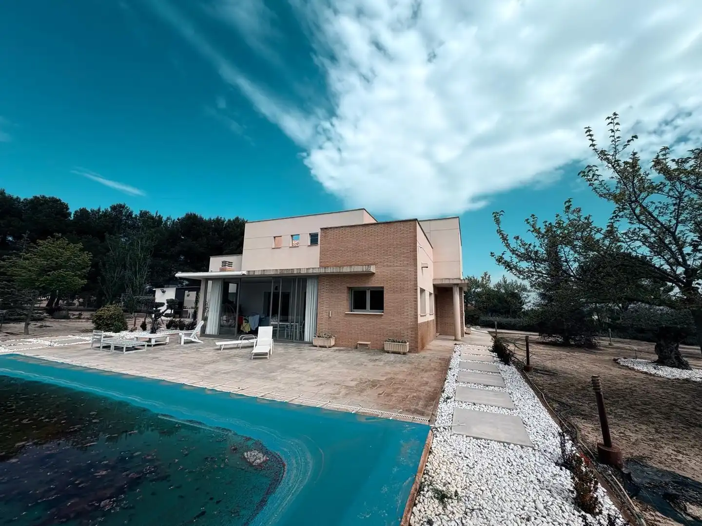 Jardí de Casa o xalet en venda en Almansa amb Calefacció, Jardí privat i Terrassa