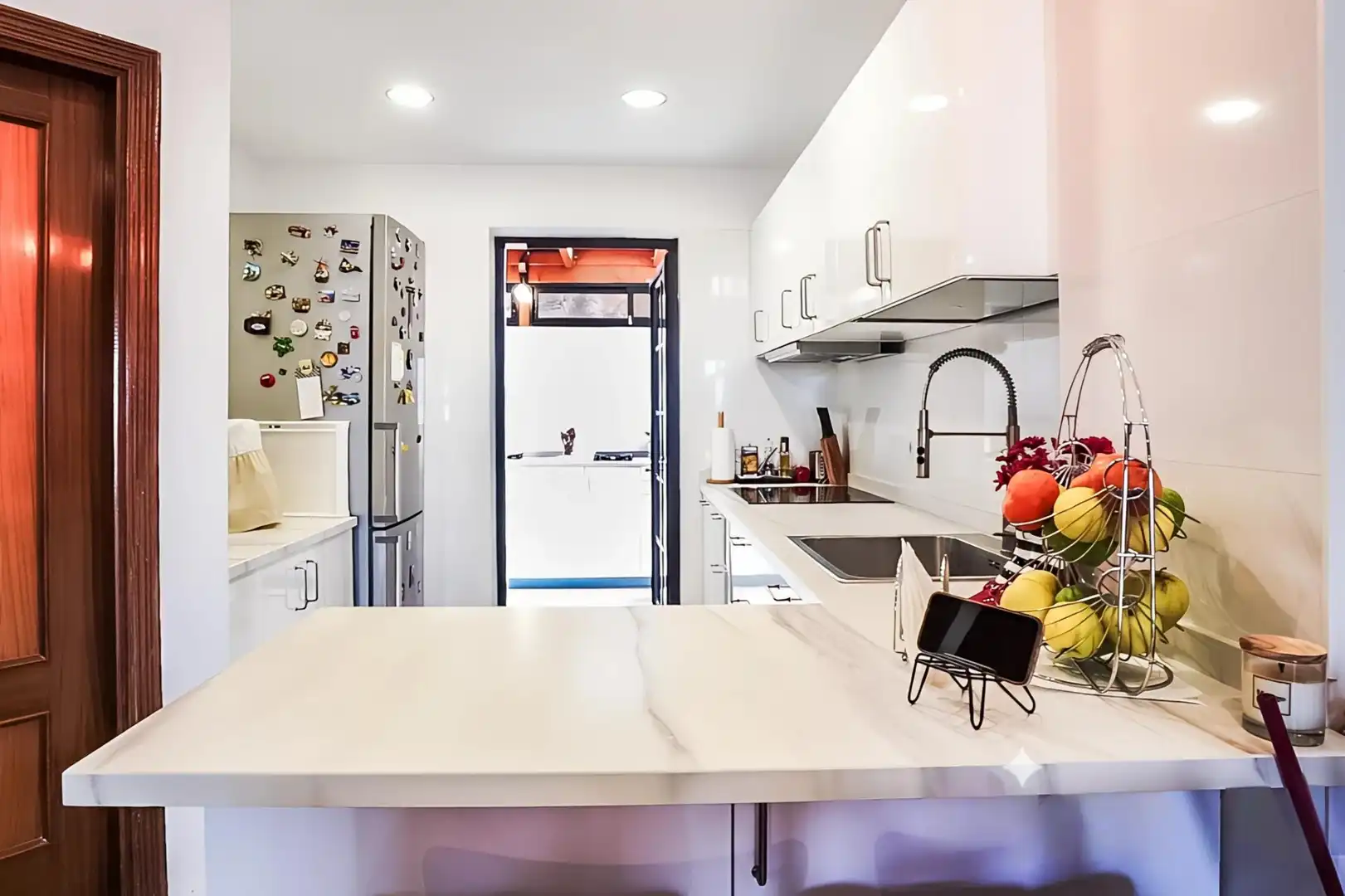 Cocina de Casa adosada en venta en El Rosario con Aire acondicionado, Jardín privado y Terraza