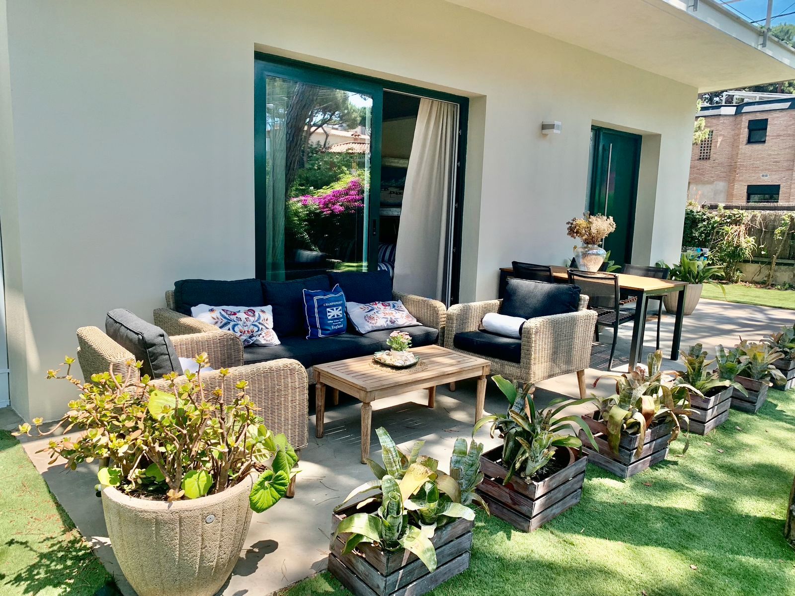 Terrassa de Casa o xalet de lloguer en Castelldefels amb Aire condicionat, Calefacció i Jardí privat