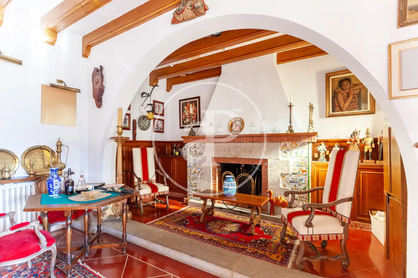 Sala d'estar de Casa o xalet en venda en Tordera amb Aire condicionat, Calefacció i Jardí privat