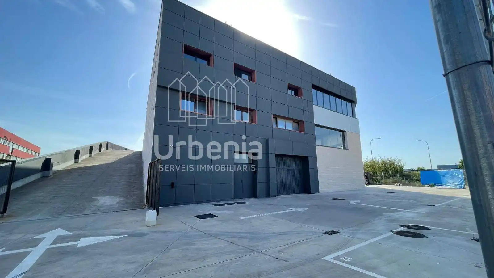 Vista exterior de Nave industrial en venta en Cabrera de Mar