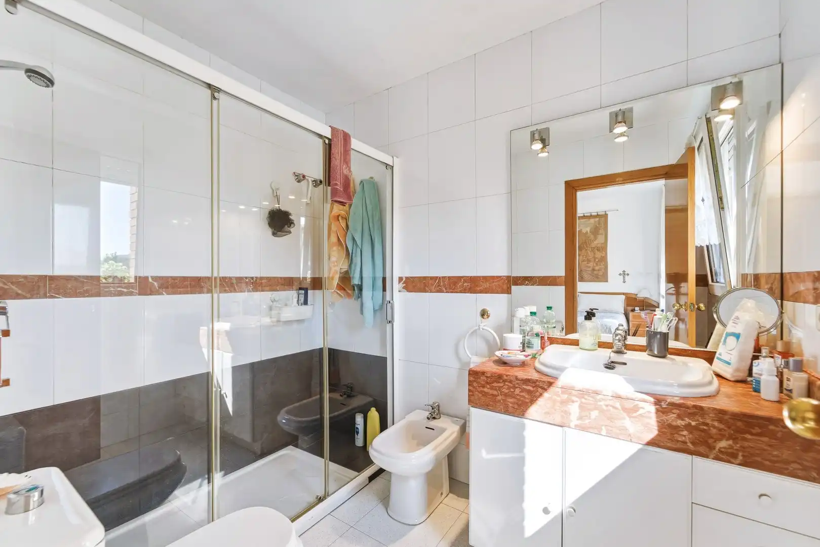 Badezimmer von Maisonette zum Verkauf in Lloret de Mar mit Heizung, Terrasse und Abstellraum