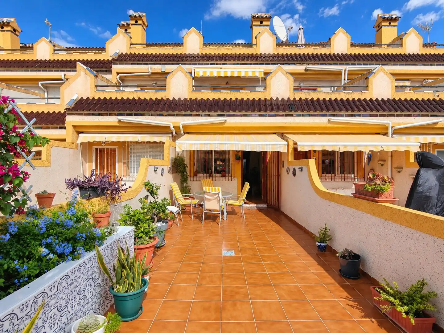Terrassa de Casa adosada en venda en Orihuela Costa