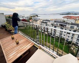 Balcony of Flat for sale in Baiona  with Air Conditioner, Heating and Terrace